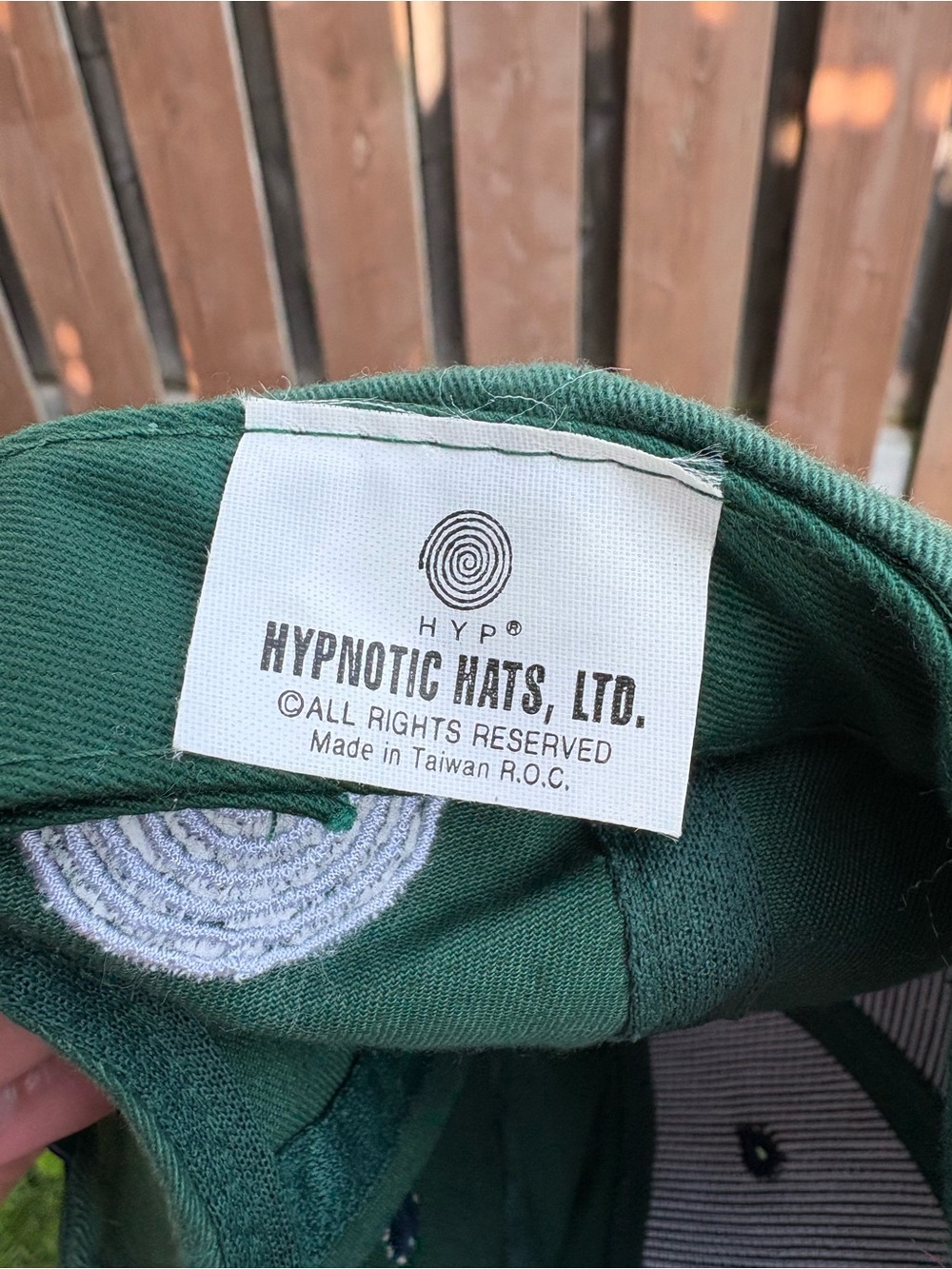 Vintage 'No Evil' Embroidered Baseball Cap Hat SnapBack 90s - Picture 2 of 5